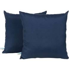 Island Umbrella All-Weather Complete Decoration Pillows Black, Blue (43.2x43.2)