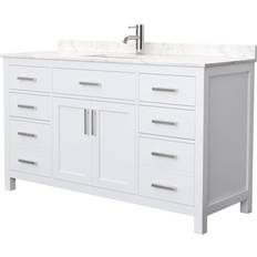 Kitchen Sinks Wyndham Collection WCG242460SCCUNSMXX Beckett 60" Free Standing Single Basin