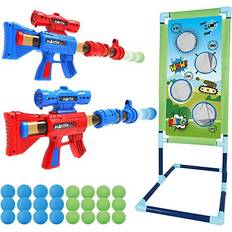 Foam Toys Foam Ball Popper Air Toy Guns with Standing Shooting Target