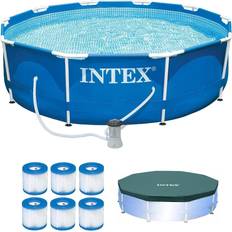 Intex Pools Intex Rev-A-Shelf 10-ft x 30-in Round Above-Ground Pool 177206