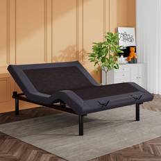 Black Adjustable Beds Sha Cerlin Upholstered Gen2 Adjustable Bed