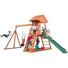 Creative Cedar Designs Chalet Wooden Swing Set