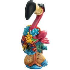 Interior Details Design Toscano 18-in H 8-in W Flamingo Garden Statue