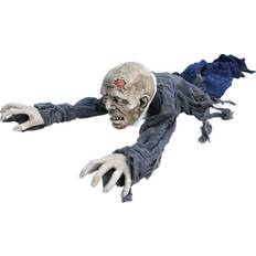 HAUNTED HILL FARM:Haunted Hill Farm 7 in. Touch Activated Animatronic Zombie