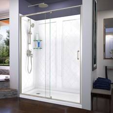 Rounded Showers DreamLine Flex Alcove Shower Kit