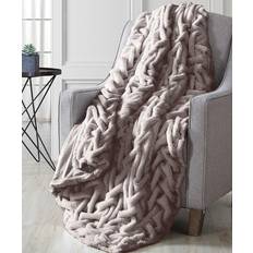 Modern Threads Tan Luxury Blankets Green, White