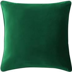 Brielle Home Soft Velvet Square Purple 18 in. x 18 in. Throw Pillow