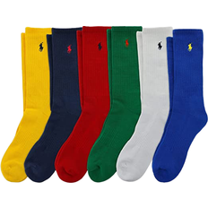 Polo Ralph Lauren Red Socks Polo Ralph Lauren Mens Classic Sport Repreve Socks 6-Pack