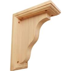 Ekena Millwork 3-1/2 Red Oak Hamilton Traditional Bracket