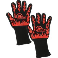Pot Holders BBQ Dragon Extreme Heat Grill Gloves Pot Holder Black