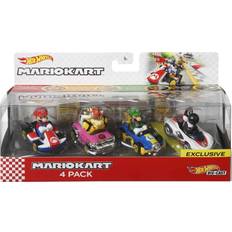 Mattel Hot Wheels 1:64 Mario Kart Vehicle 4PK