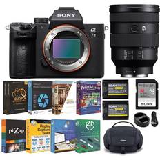 Mirrorless Cameras Sony Alpha a7 III Full Frame Mirrorless Digital Camera with 24-105mm Lens Bundle