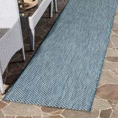 Safavieh Outdoor CY8521-36821 Courtyard Blue, Gray, Beige, Black 27x"