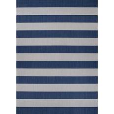 Couristan Afuera Yacht Blue, White 78x114"