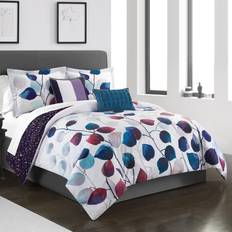 Bedspreads Chic Home Design Anais 5-Piece Bedspread Blue, Multicolor (264.16x)