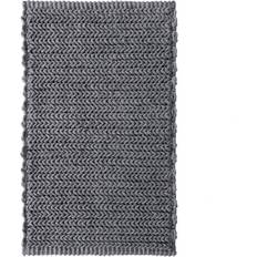 Black Bath Mats Madison Park Lasso Gray, Black