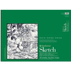 Watercolor Paper Strathmore 400 Series Recycled Sketch Pad, 18"x24" Wire Bound, 30 Sheets
