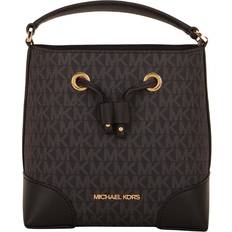 MICHAEL KORS Carmen Small Logo Smartphone Crossbody Bag (Black): Handbags