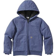 XXS Jackets Children's Clothing Carhartt Toddler's Canvas Insulated Hooded Active Jacket - Marlin