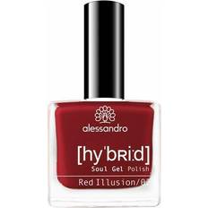 Alessandro Hybrid Soul Gel Polish #123 Red Illusion 8ml