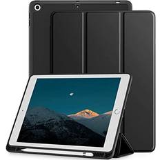 Huex Folio Case with Pencil Holder for iPad Pro 11-inch (2022/2021/2020/2018) / iPad Air 10.9-inch (2022 / 2020) iPad Pro 11 (2020) / Black