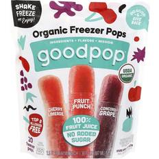 Organic Freezer Pops Cherry Limeade Fruit Punch Concord Grape 30fl oz 20