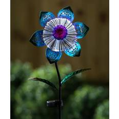 Fiber optic lamp Evergreen 40 Fiber Optic Flower Blue