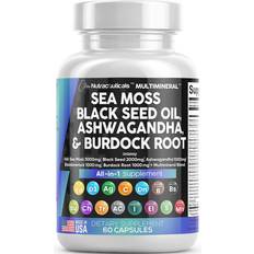 C Vitamins Vitamins & Minerals Clean Nutraceuticals Sea Moss MultiMineral 60