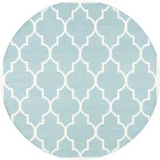 Safavieh Dhurries DHU632C Light Blue, White