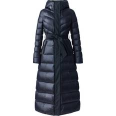 Mackage Outdoor Jackets - Women Outerwear Mackage Calina Lustrous Light Down Maxi Coat - Black