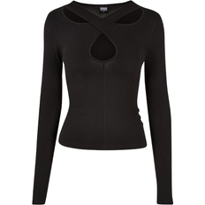 Urban Classics Ladies Crossed Cut Out Longsleeve