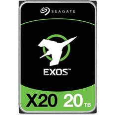 3.5" Harddisker & SSD-er Seagate Exos X20 ST20000NM007D 256MB 20TB
