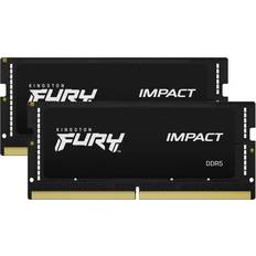 5600 MHz - SO-DIMM DDR5 RAM minne Kingston FURY Impact SO-DIMM DDR5 5600MHz 2x32GB (KF556S40IBK2-64)