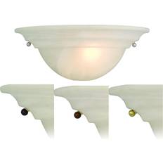 Wall Lamps Cascadia Babylon 13-in W Alabaster