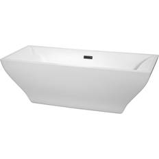 Freestanding Bathtubs Wyndham Collection Maryam 31.25-in W 71.5-in L Acrylic