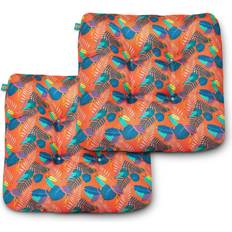 Polyester Chair Cushions Classic Accessories Covers Pool Party Flamingo Square Chair Cushions