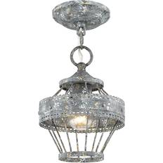 Golden Lighting 7856-1SF Ferris Single Pendant Lamp