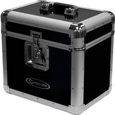 CD & Vinyl Storage Odyssey KROM Series Record Utility Case - Black