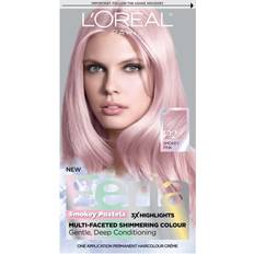 Blue Permanent Hair Dyes L'Oréal Paris Feria Multi-Faceted Shimmering Color P2 Rosy Blush