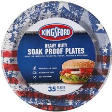 Disposable Plates Kingsford Heavy-Duty 10 in. Round Paper Plates (35-Count)