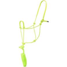 Basic Two-Toned Poly Rope Halter w/Lead Lime