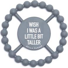 Bella Tunno "little Bit Taller" Happy Teether In Grey grey 0-12 Months