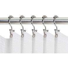Silver Shower Curtain Hooks Utopia Alley Deco Shower