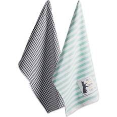 Polyester Towels Zingz & Thingz In Kitchen Towel Black, Green