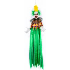 National Tree Company Lit Animated Scary Hanging Clown Figurine
