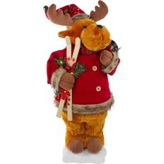 Northlight 24 Lighted Standing Animated Moose Musical Christmas