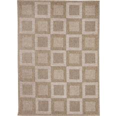 Indoor outdoor carpet squares Liora Manne Indoor Squares Orly Beige, Natural, Green