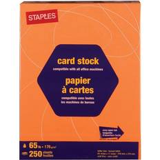 Staples Office Supplies Staples 862158 Brights Cardstock Paper 65 Lbs X 11-Inch Bright