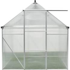 Freestanding Greenhouses Hanover 51 Walk-In Greenhouse, Walumframe Galvanized Steel Base Siding Auto Vent