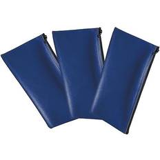 Honeywell Multipurpose Zipper Bag Deposit Bags, Blue, 3/Pack (6503) Blue